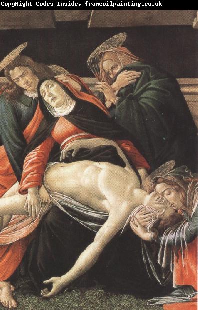 Sandro Botticelli Details of Lament fro Christ Dead,with st jerome,St Paul and St Peter (mk36)